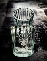 Vaso Mezcalero Modelo Veladora, Santo Soponcio