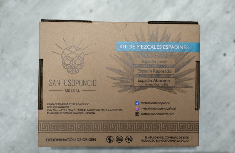 Kit de Mezcales Espadines de 3 Botellas de 295ml