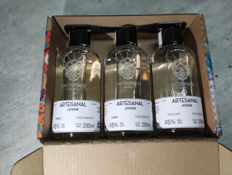 Kit de Mezcales Silvestres de 3 Botellas de 295ml