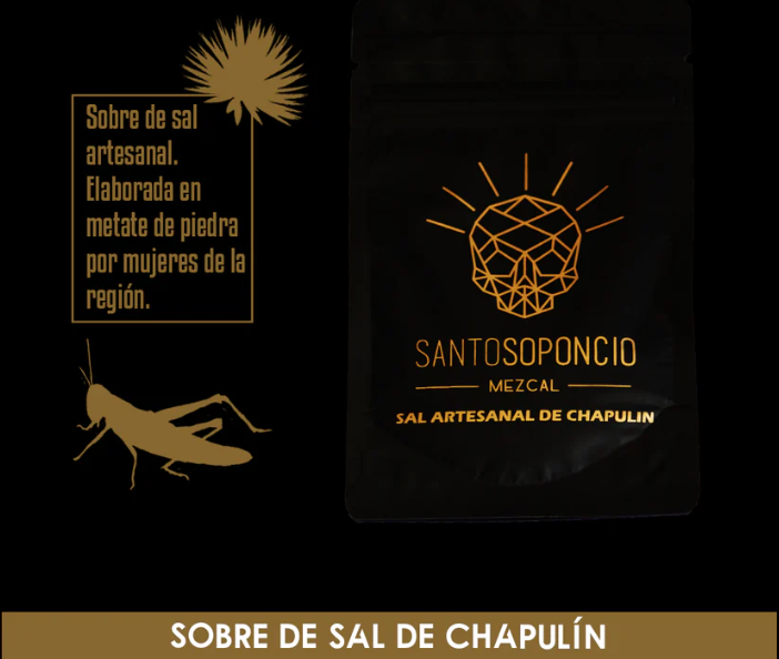 Sobre de Sal Artesanal de Chapulín