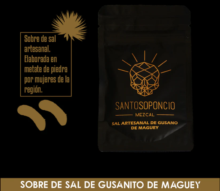 Sobre de Sal Artesanal de Gusanito de Maguey